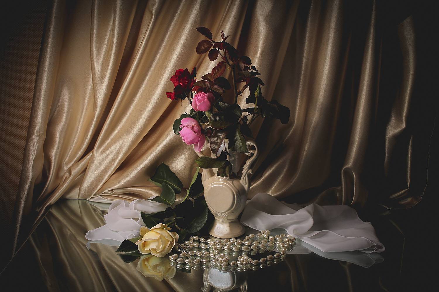 натюрморт, розы, цветы, Людмила Павловна