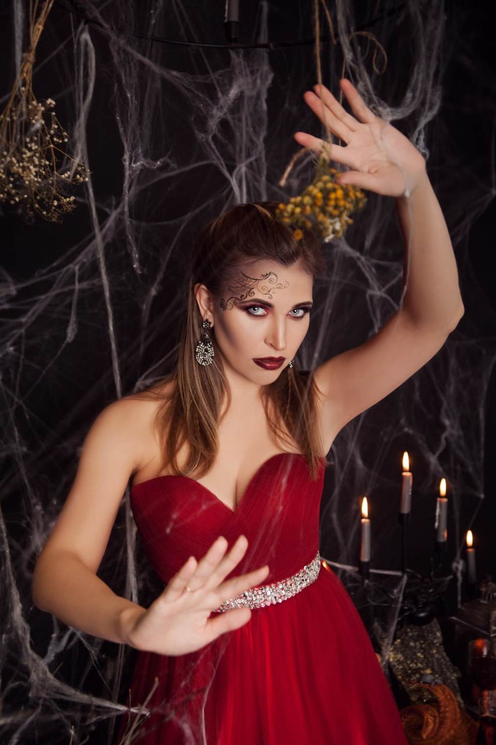 хэллоуин, halloween, портрет, portrait, осень, autumn, female portrait, женский портрет, фотосессия, photoshoot, портрет, студийный портрет, студийная фотосессия, ведьмочка, магия, ведьма, Ману Фалько