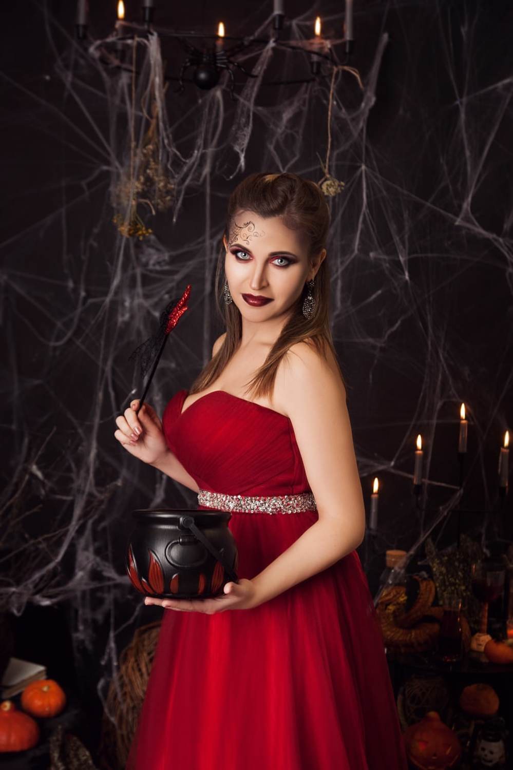 хэллоуин, halloween, портрет, portrait, осень, autumn, female portrait, женский портрет, фотосессия, photoshoot, портрет, студийный портрет, студийная фотосессия, ведьмочка, магия, ведьма, Ману Фалько