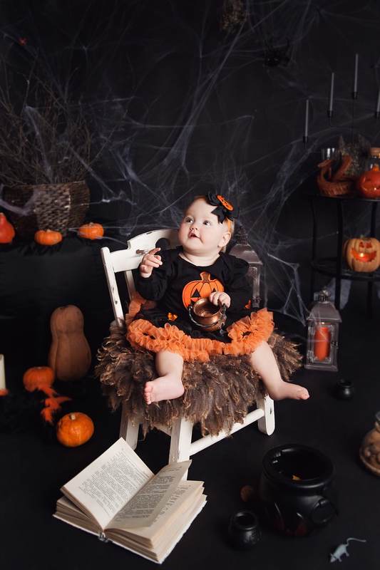 хэллоуин, halloween, портрет, portrait, осень, autumn, children portrait, детский портрет, фотосессия, photoshoot, портрет, студийный портрет, девочка, ведьмочка, студийная фотосессия  фото превью