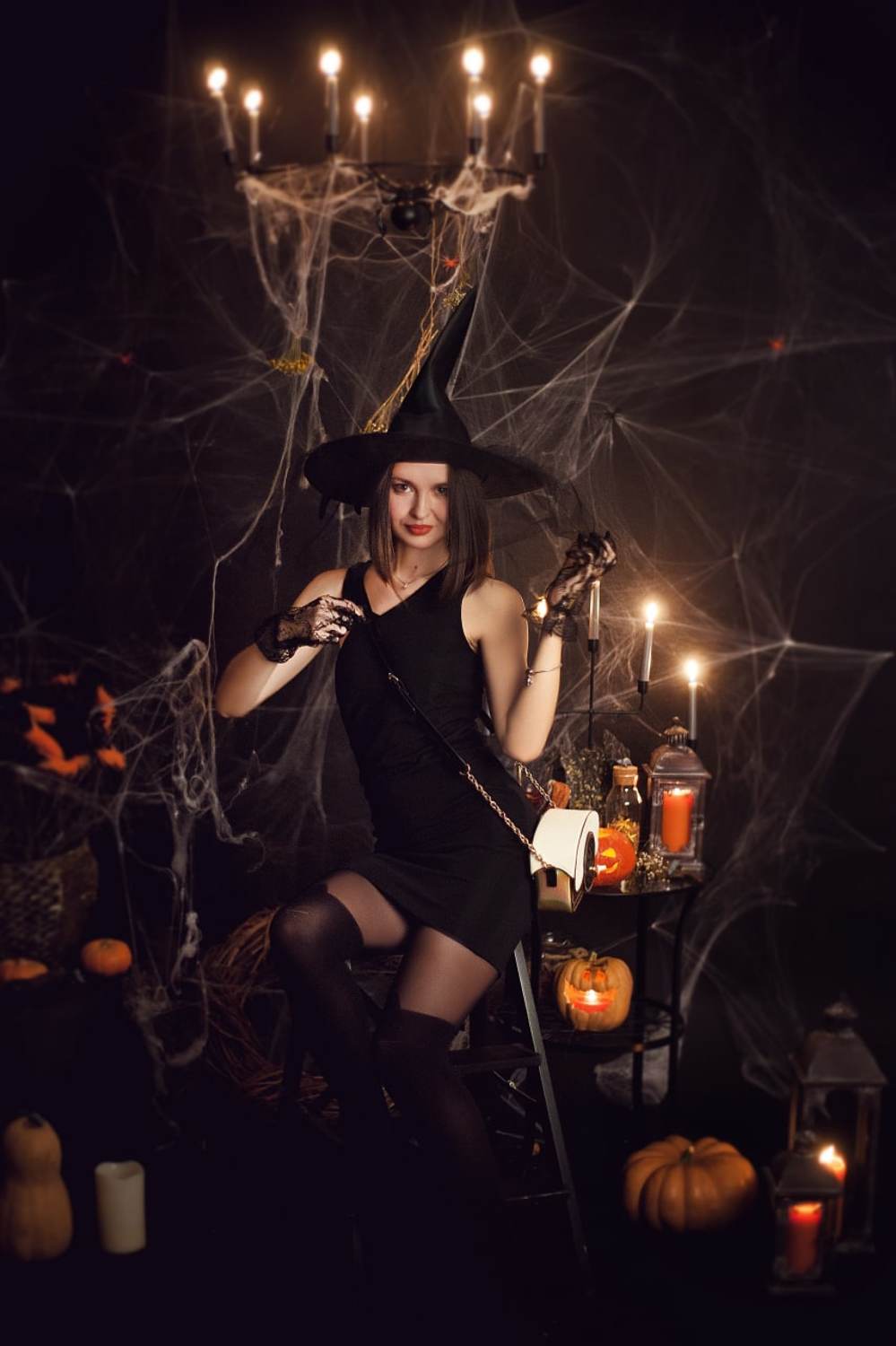 хэллоуин, halloween, портрет, portrait, осень, autumn, female portrait, женский портрет, фотосессия, photoshoot, портрет, студийный портрет, студийная фотосессия, ведьмочка, магия, ведьма, Ману Фалько