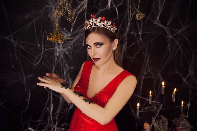 хэллоуин, halloween, портрет, portrait, осень, autumn, female portrait, женский портрет, фотосессия, photoshoot, портрет, студийный портрет, студийная фотосессия, ведьмочка, магия, ведьма  фото превью