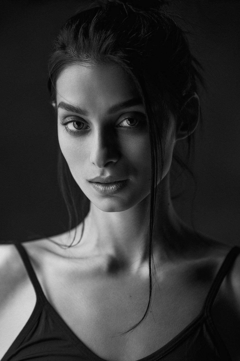 portrait, bnw, girl, woman, beautiful, canon, tamron, 70-200mm, Ковалев Иван