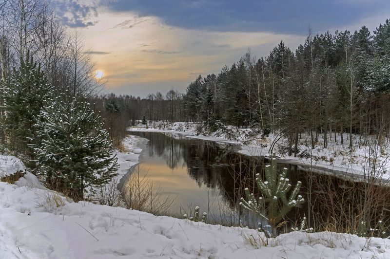 Первый снег фото превью