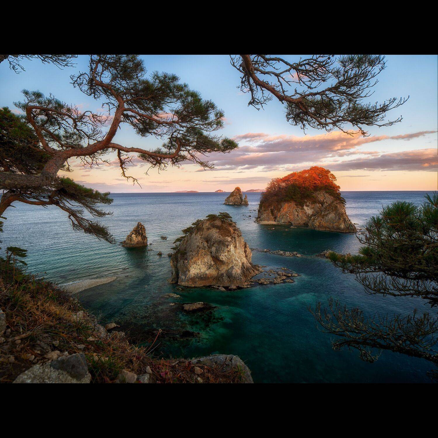 приморье, россия, приморский край, море, японское море, закат, кекур, природа, пейзаж, Ivan A. Godovikov
