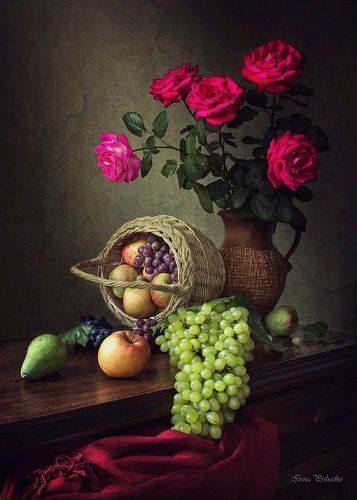 С сентябрьскими розами