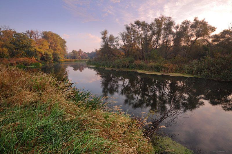 северский донец, утро рассвет река Утро на Северском Донце. фото превью