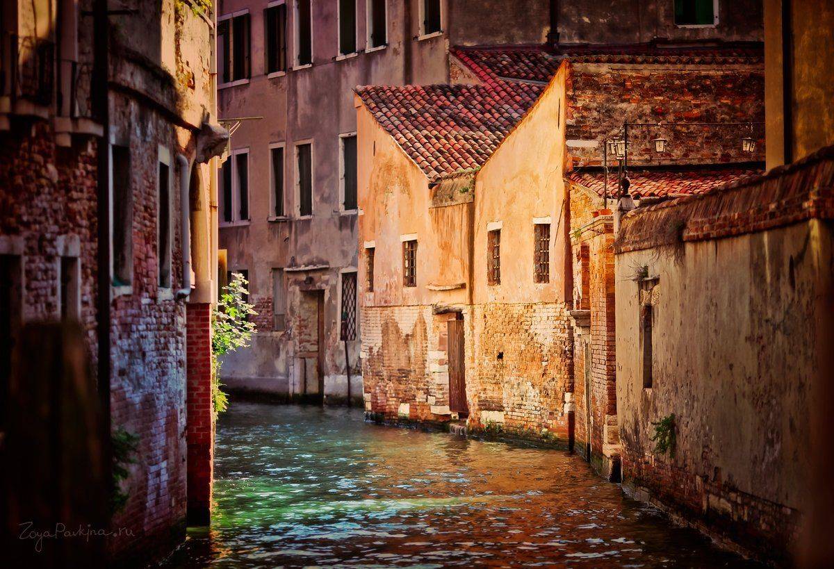 домики, Италия, Венеция, каналы, Зоя Павкина