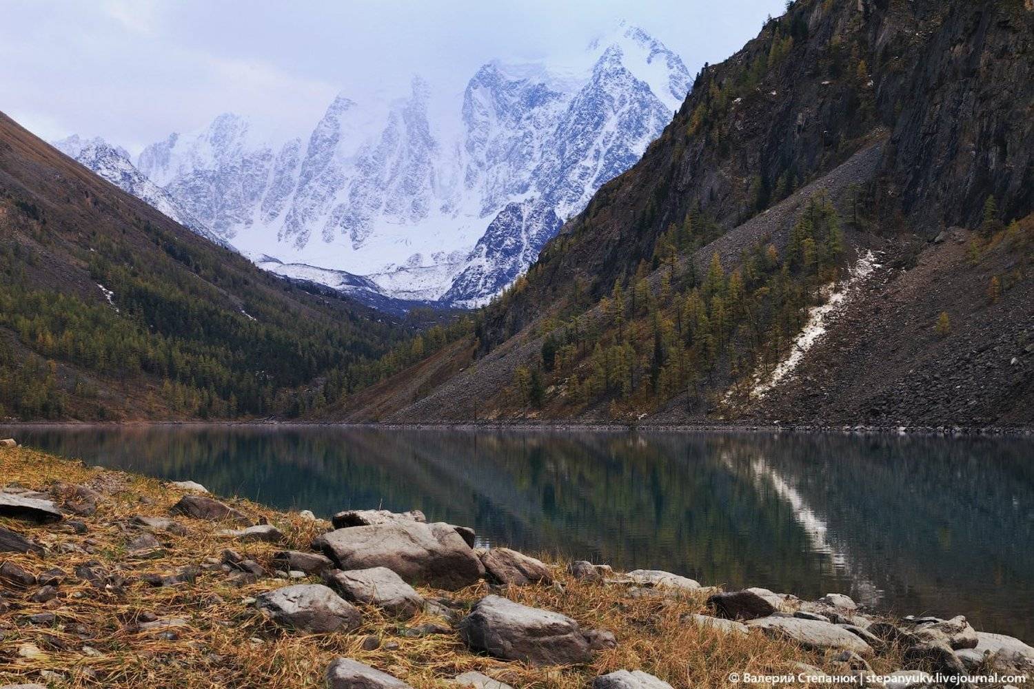озеро, алтай, горы, зеркальная вода, Степанюк Валера