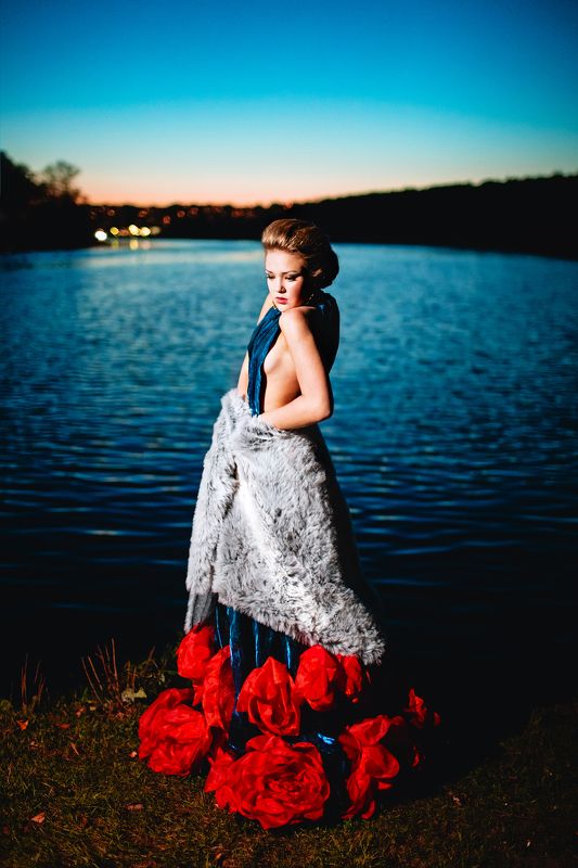 Autumn, Beauty, Dress, Fashion, Flash, Girl, Look, Magic, Night, Вечер, Вода, Дизайнер, Мода, Модель, Модельер, Осень, Платье, Стилист, Цветы Secret фото превью