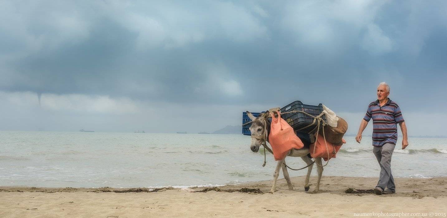 адриатика,	море,	облака, пейзаж,	путешествие,	тучи, албания, Александр Науменко