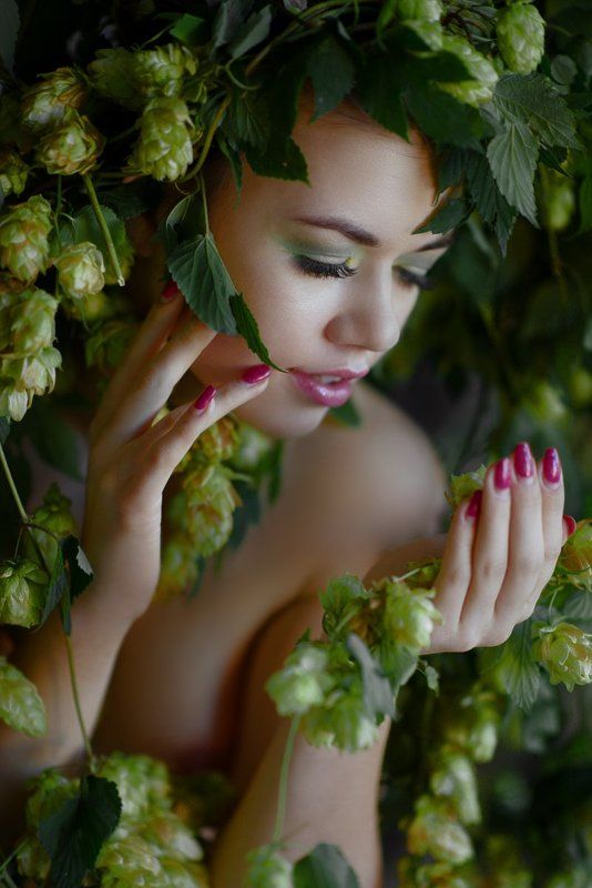 pivo, beer, hop, naked, beauty beer goddess фото превью