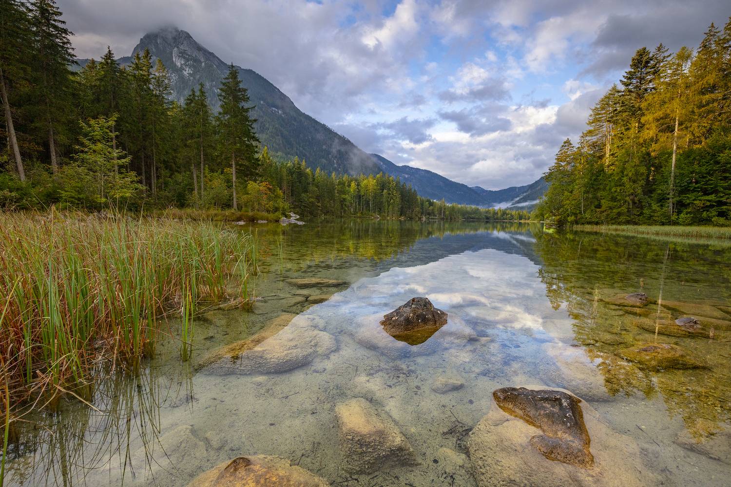 alps, mountains, lake, hintersee, berchtesgaden,  Gregor