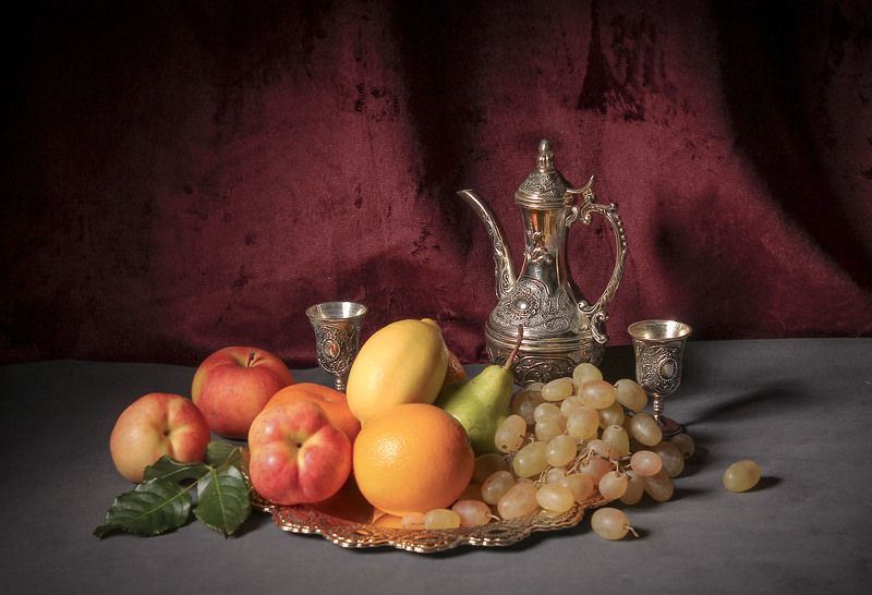 натюрморт, виноград, фрукты Фрукты фото превью