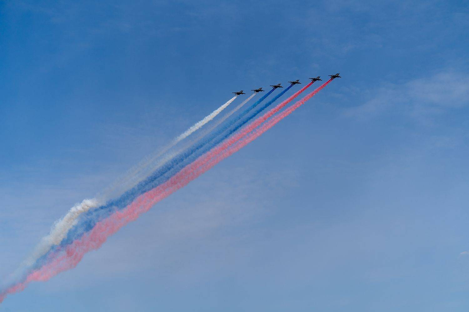 воздушный парад,День Победы, самолет, небо, истребитель, репетиция, Лариса Дука