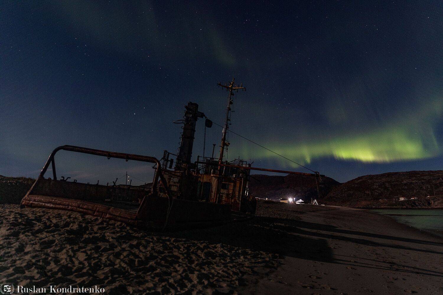 териберка, северное сияние, аврора, Кондратенко Руслан