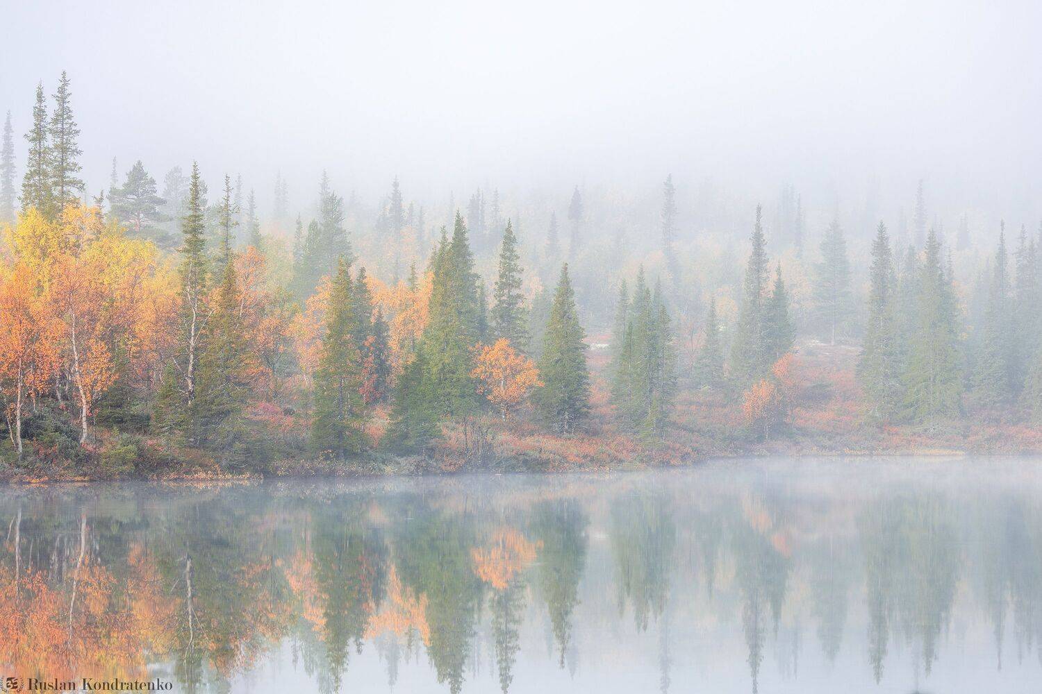 кольский полуостров, хибины, туман, полигональные озера, Кондратенко Руслан