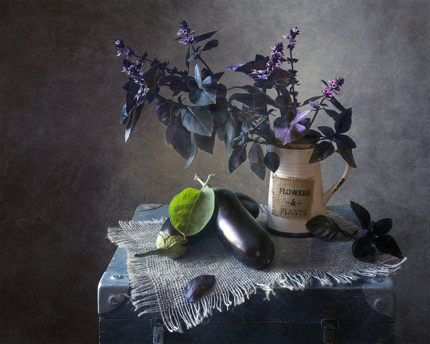 миламиронова, натюрморт, фотонатюрморт, авторскаяработа,овощи, базилик, баклажаны, букет, натюрмортсовощами, Миронова Мила