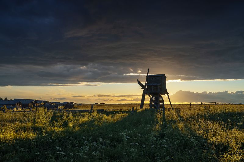ветряная мельница, кимжа На краю села фото превью
