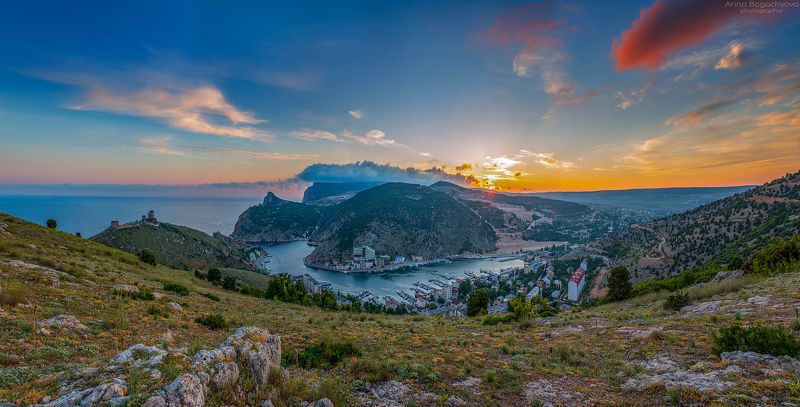 балаклава#крым#пейзаж#панорама *** фото превью