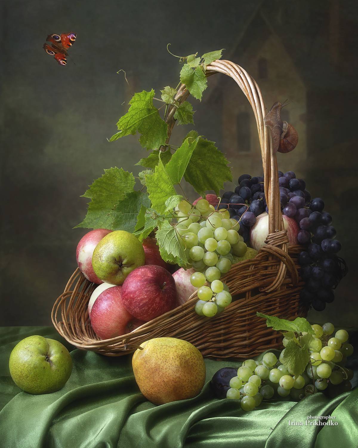 натюрморт, фрукты, урожай, Приходько Ирина