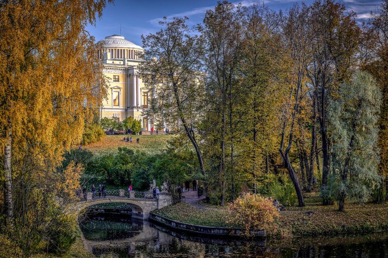 Золотая осень в Павловске фото превью