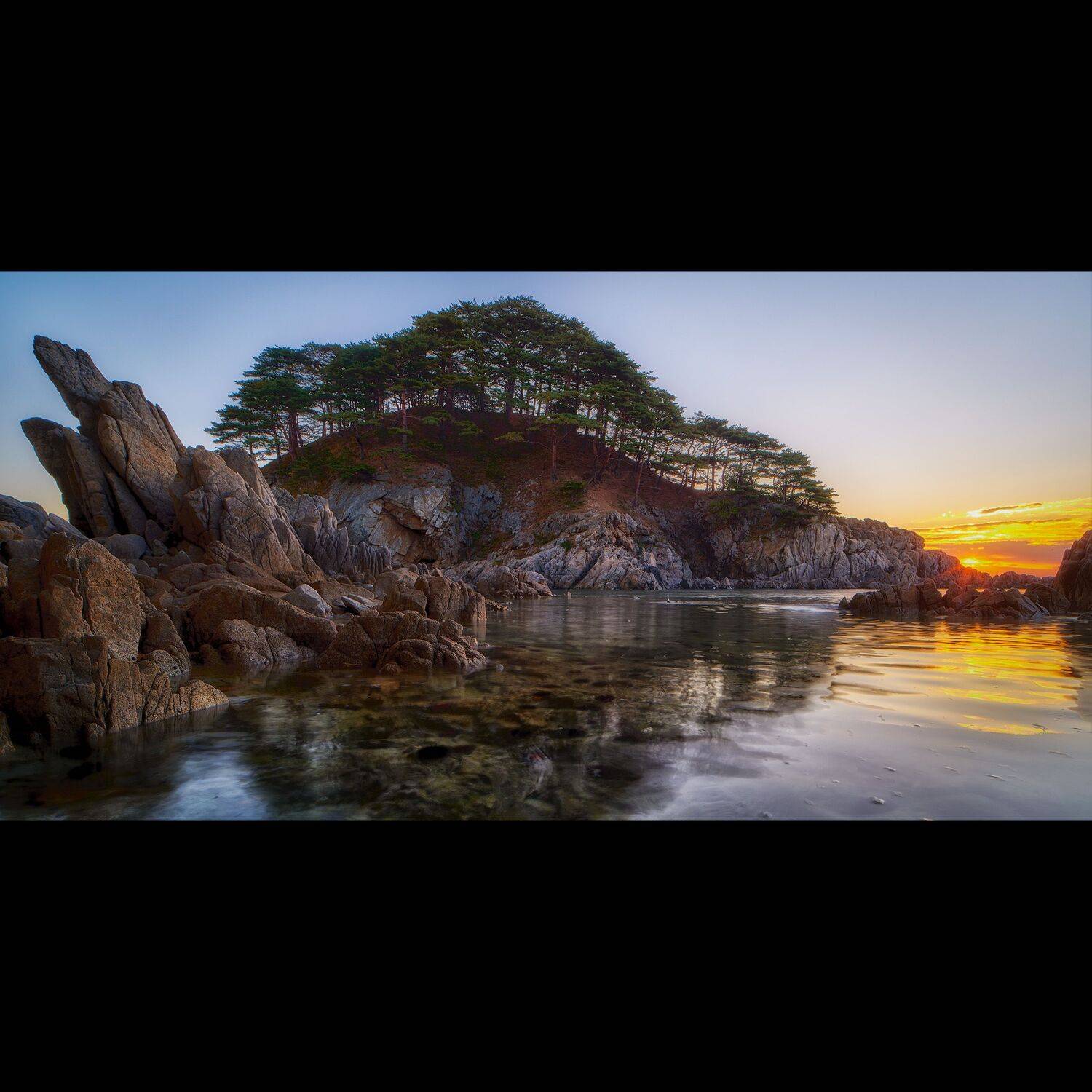 остров, приморье, россия, приморский край, море, японское море, закат, кекур, природа, пейзаж, Ivan A. Godovikov