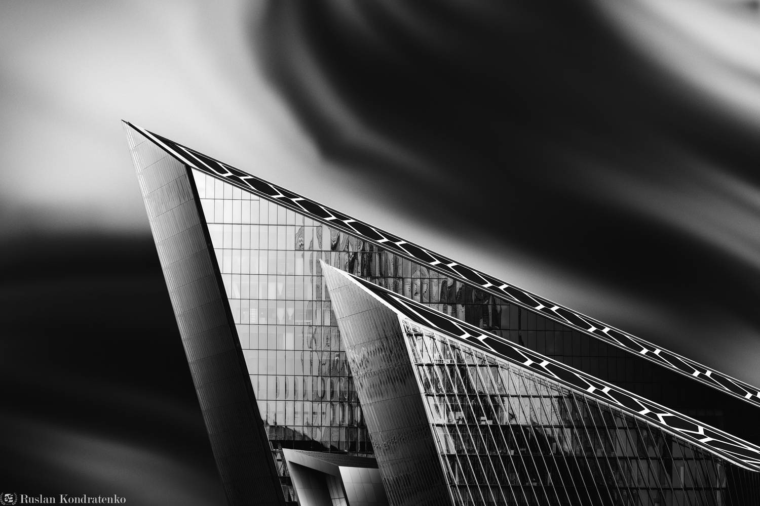 санкт-петербург, fine art, fineart, файн арт, fine art architecture, лахта центр, чб, черно-белое, Кондратенко Руслан