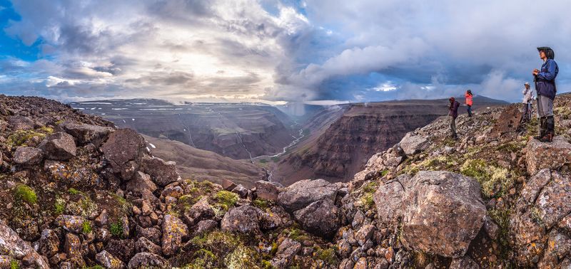 Плато Путорана, Путорана, Микчангда, каньон Дожди над Микчангдой фото превью
