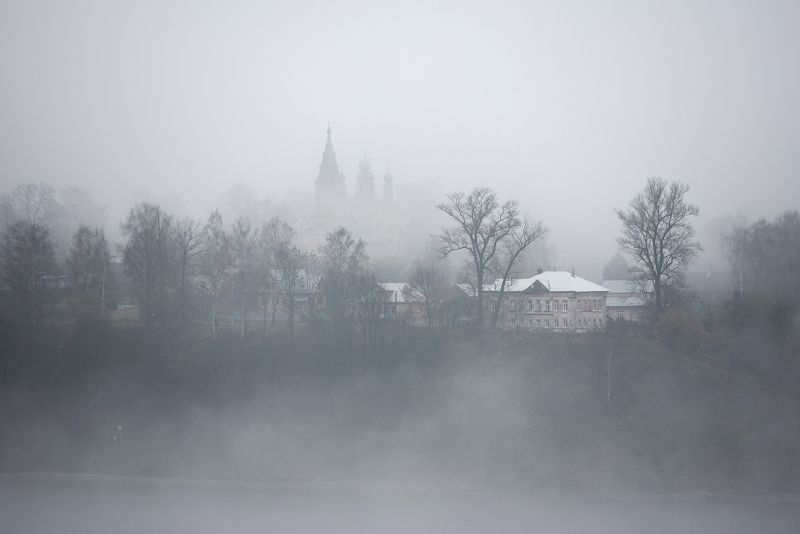тутаев романов-борисоглебск волга туман левый берег Писано туманом по волжским берегам фото превью