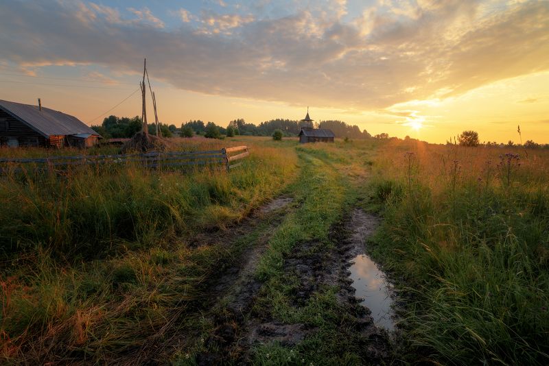 Утро в деревне фото превью