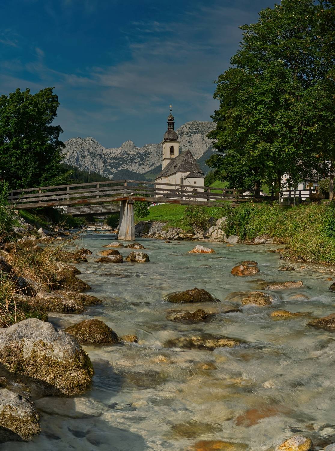 ramsau church,ramsau,hintersee,германия,рамзау,озеро,бавария,альпы,  VIktor