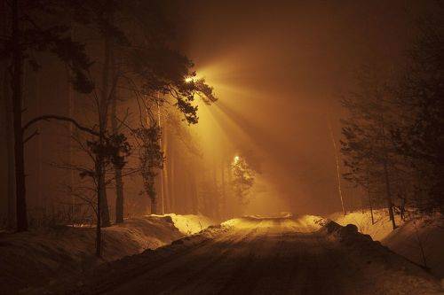 Snowy road