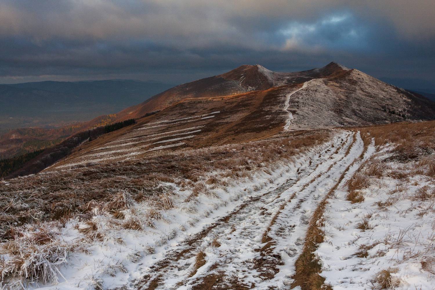 bieszczady, mountains, poland, wetlińska, połonina, panorama,  Gregor