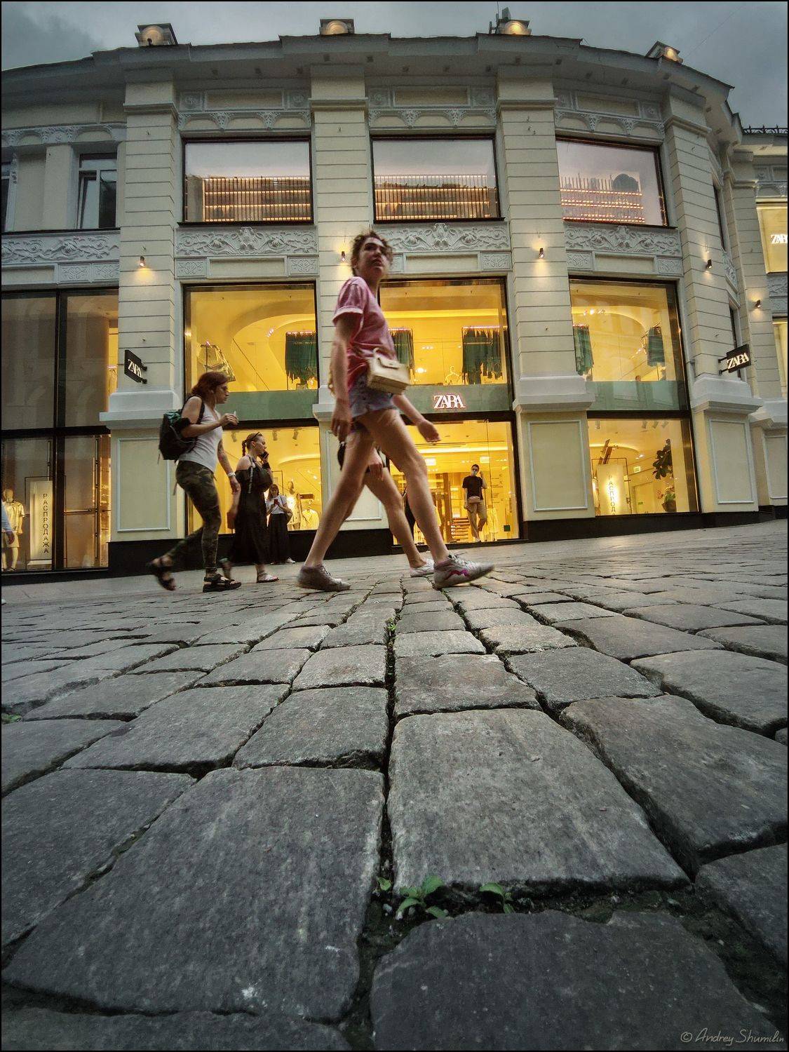 москва, кузнецкий мост, вечер, Андрей Шумилин