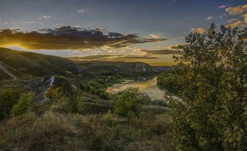 Закат на Сторожевских скалах