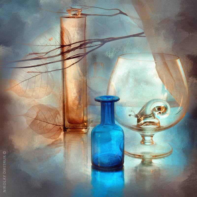 улитка и осень фото превью