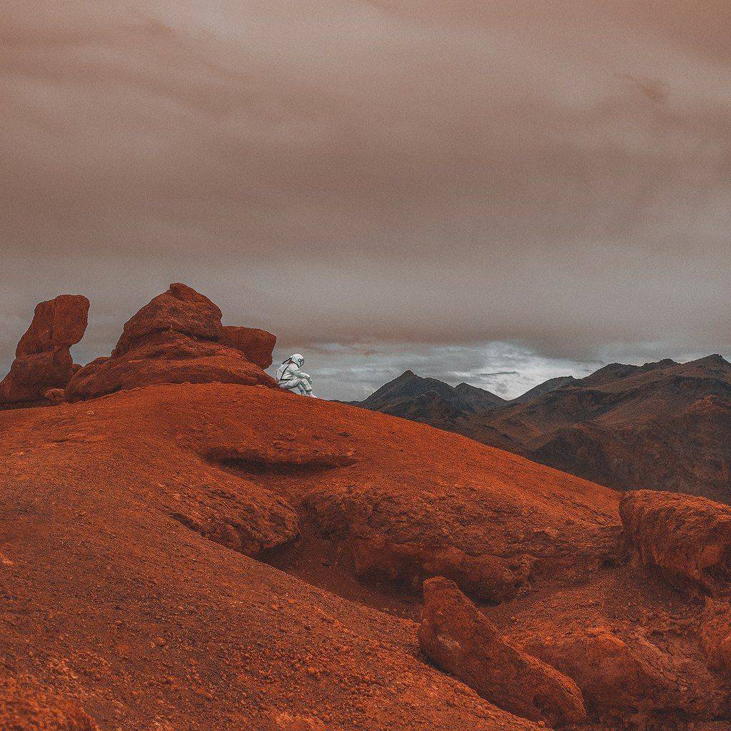 фантастика, марс, планета, космос, скафандр, пейзаж, фото, фотосессия, модель, Зуфар Валиев