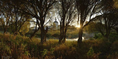 Осенняя Вязьма в окружении Ив