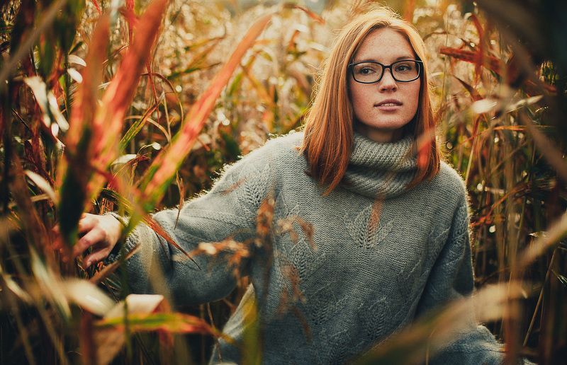 Девушка, Портрет, Рыжаявеснушки Юляphoto preview