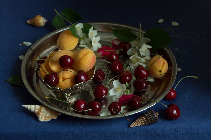 Фруктовая тарелка фото превью