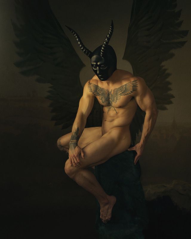 fineart, male, pictural, baroque, canvas, beauty, strength, eliancoman, painterly Drag Me to Hell фото превью