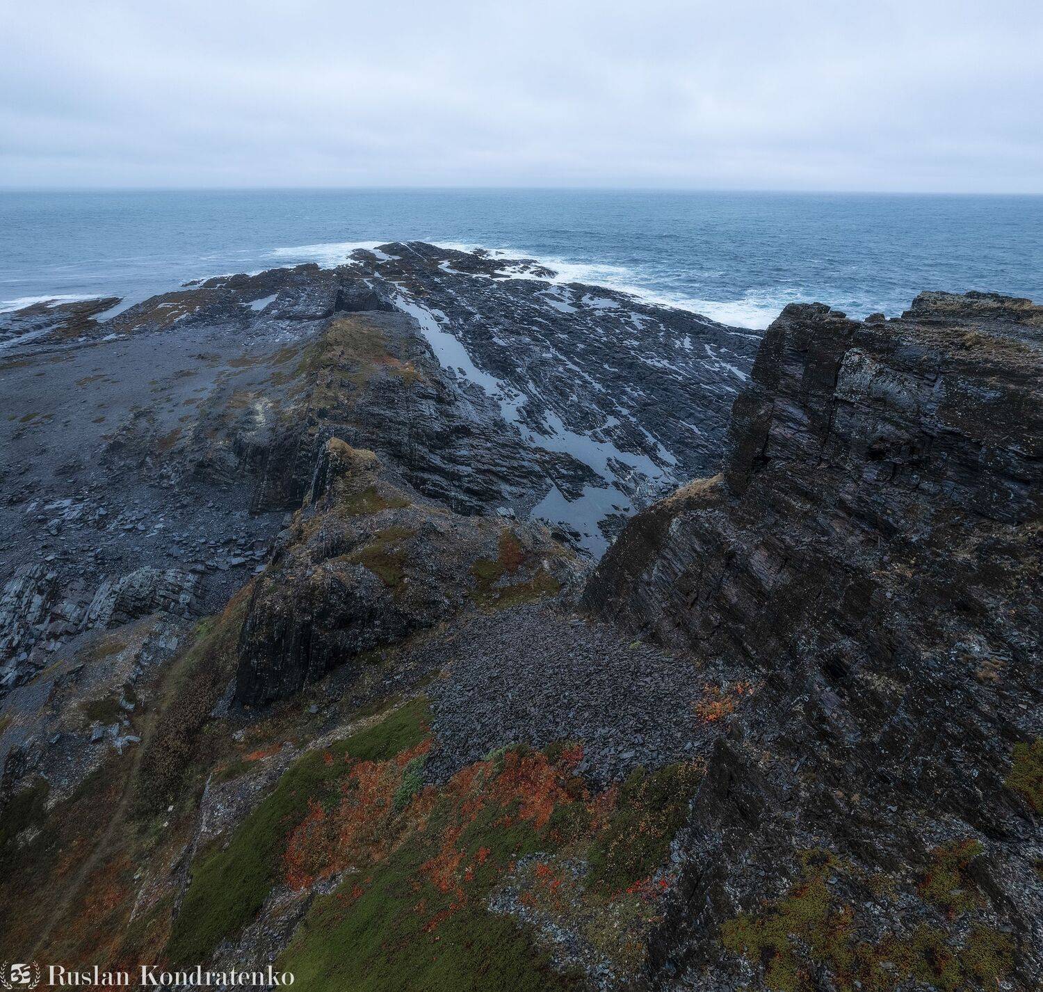 кекурскйи мыс, рыбачий, средний, полуостров рыбачий, полуостров средний, кольский полуостров, север, крайний север, аэрофото, аэрофотография, topdown, Кондратенко Руслан