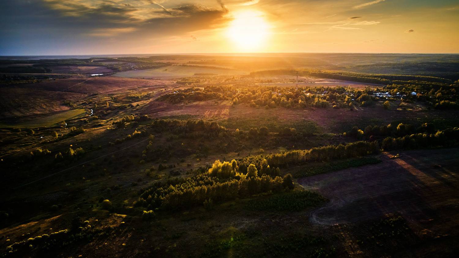 природа. деревня. закат. пейзаж. небо., Руслан Доронин