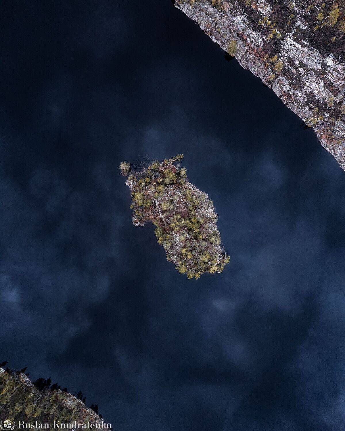 аэрофото, съемка с дрона, аэрофотография, air 2s, topdown, остров, остров, озеро, Кондратенко Руслан