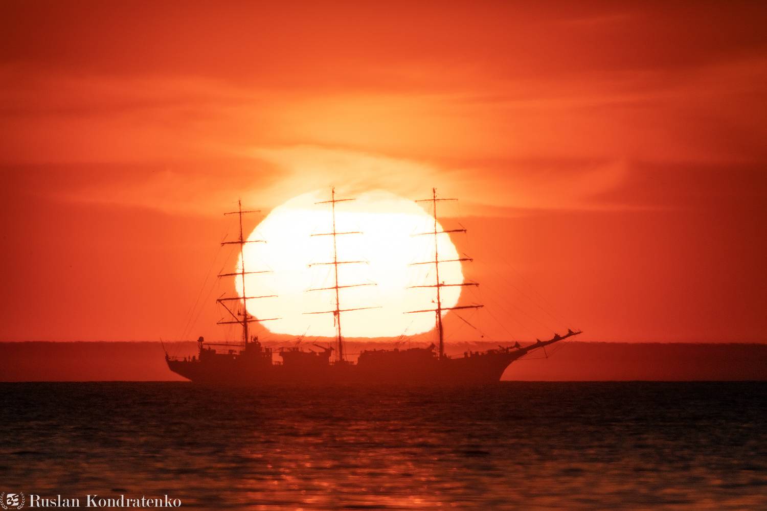 мир, фрегат мир, закат, рассвет, прострел, Кондратенко Руслан