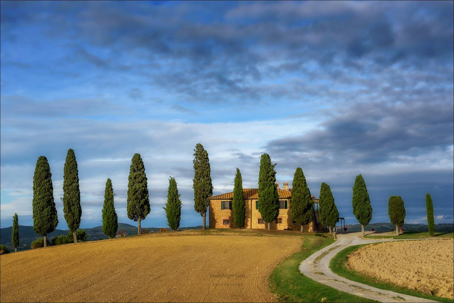 italy,san quirico d \\\' orcia,italia,италия,тоскана,pienza,кипарис,toscana,осень,tuscany,cipressi,belvedere,пьенца,тени, Гори Василий