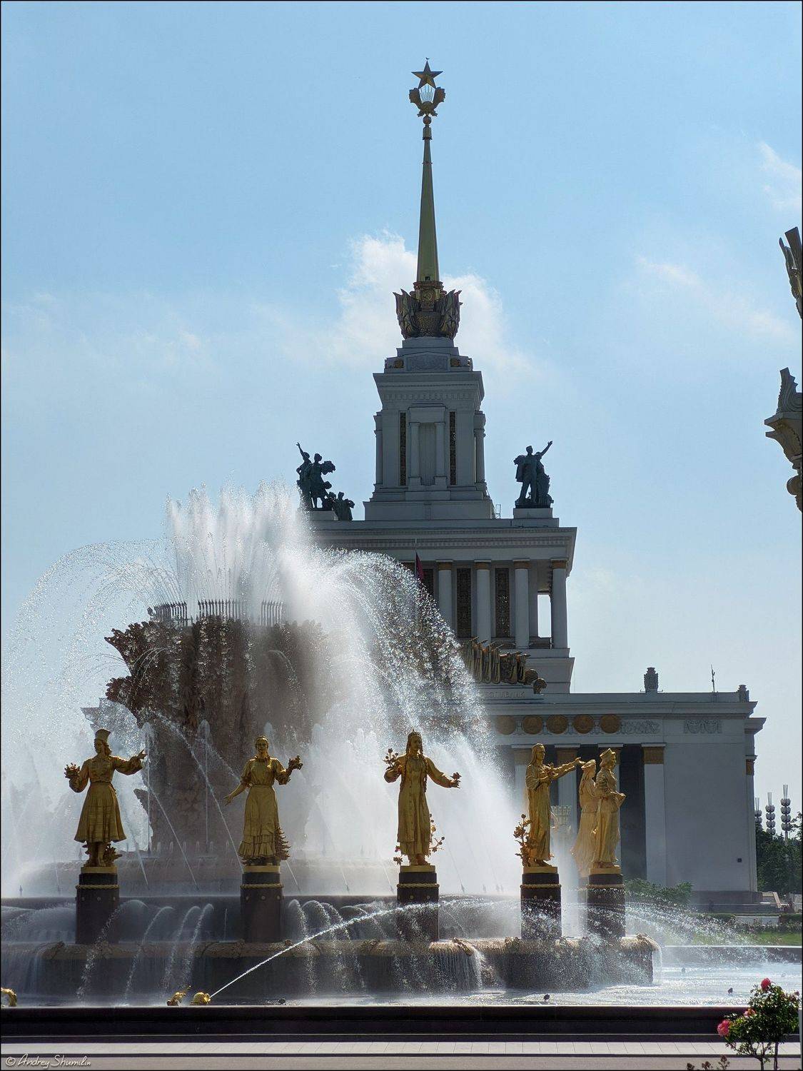 москва вднх фонтан, Андрей Шумилин