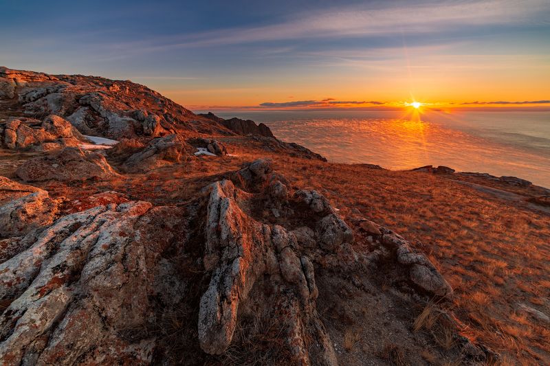 Байкал. Ноябрьское утро. фото превью