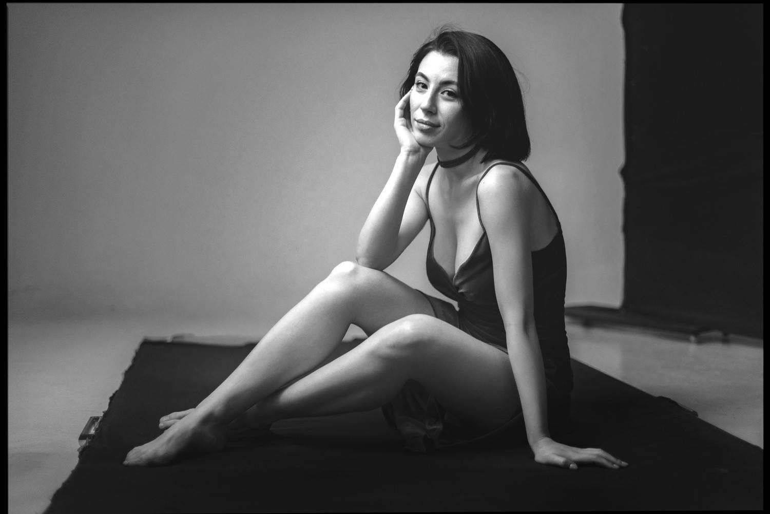 портрет, женский портрет, женская красота, девушка, чб, чернобелое, гламур, модель, model, glamur, portrait, bw, black and white, Жирнов Андрей